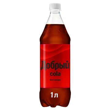 Напиток газированный Добрый Cola, без сахара, 1л