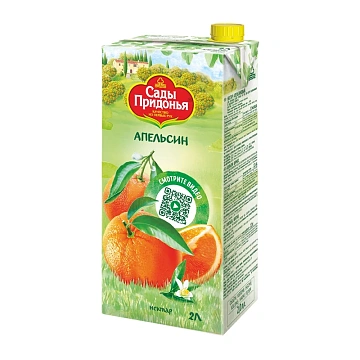 Нектар Сады Придонья апельсиновый, 2л x 6 шт