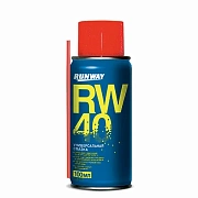 Смазка универсальная RW-40 (аналог WD-40) 100 мл, аэрозоль с трубочкой, RUNWAY, RW6094