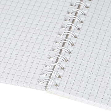 Блокнот А5,80л,кл,греб.верх,обл.мат.лам. Attache Selection Pastel Круги