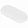 Ластик BRAUBERG 'Oval', 50х23х10 мм, белый, овальный, 222471
