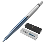 Ручка шариковая PARKER 'Jotter Core Waterloo Blue CT', корпус голубой, детали хром, синяя, 1953191