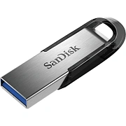 Флеш-диск 32 GB, SANDISK Ultra Flair, USB 3.0, металлический корпус, серебристый/черный, SDCZ73-032G