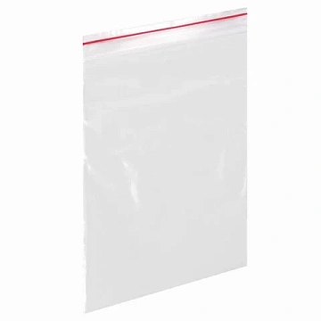 Пакеты с замком ZIP LOCK 'зиплок', комплект 100 шт., 150х200 мм, ПВД, толщина 40 микрон, BRAUBERG, 6