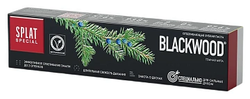 Зубная паста Splat Special Blackwood отбеливающая, 75мл