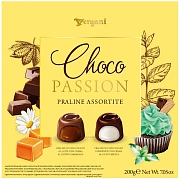 Набор шоколадных конфет Vergani Mix Choco Passion Ассорти, 200г
