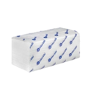 Бумажные полотенца листовые Merida BP1301 листовые, V-Оптимум, 1 слой, 250шт, белые, 20 пачек