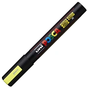 Маркер акриловый Uni Posca PC-5M флуоресцентно-желтый, 1.8 - 2.5 мм, круглый