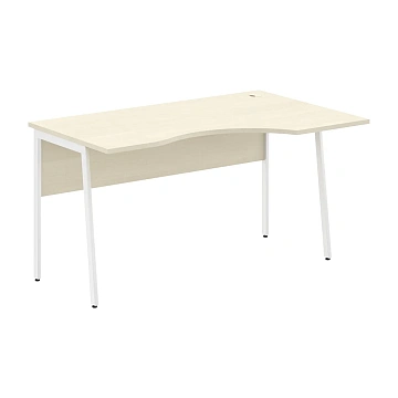 Стол прямой СА-2P(R) Клен*/Белый 1400х900х755 IMAGO PLUS