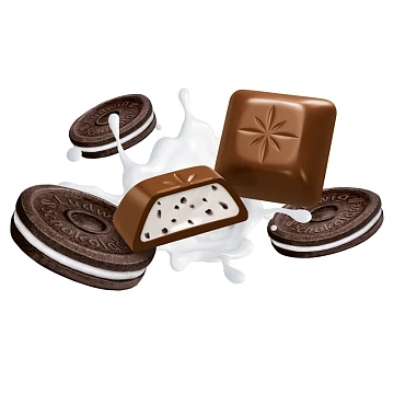 Шоколад Schogetten Черный-белый, молочный, 100г