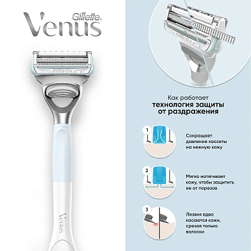 Кассеты сменные Gillette Venus Satin Care, 2шт