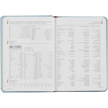 Ежедневник недатированный А6+ VELVET (ЗЕФИРНЫЙ ГОЛУБОЙ) 3-495/35