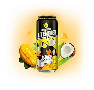 Напиток энергетический Lit Energy Манго-кокос, 450мл
