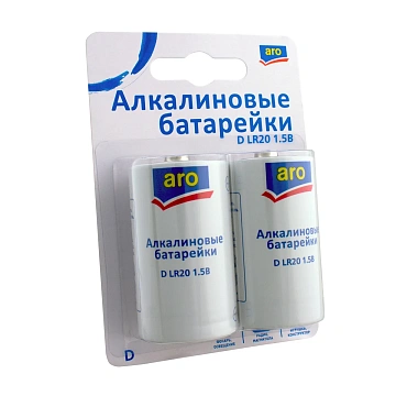 aro Батарейки LR20 D mono алкалиновые, 2шт
