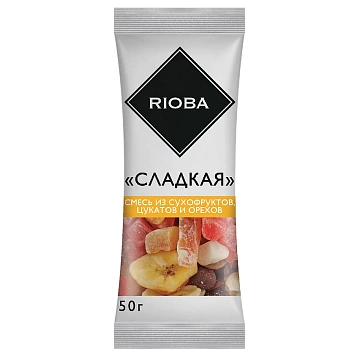 RIOBA Смесь сладкая с орехами, 50г