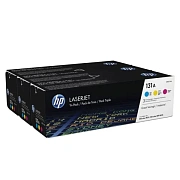 Картридж лазерный HP (U0SL1AM) LJ Pro200 colorM276/M251, №131A, оригинальный, КОМПЛЕКТ 3 цвета по 18