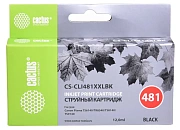 Картридж струйный Cactus CS-CLI481XXLBK черный (12мл) для Canon Pixma TR7540/TR8540/TS6140/TS8140