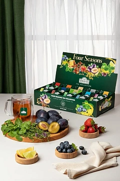 Чай AHMAD 'Four Seasons' ассорти 15 вкусов, НАБОР 90 пакетов, N060S
