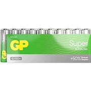 Батарейки КОМПЛЕКТ 20 шт., GP Super G-Tech, AA (LR6,15А), алкалиновые, пальчиковые, 15A-2CRVS20, GP 15A-2CRVS20