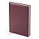 Ежедневник полудатированный Brunnen Оптимум Мирадор бордо, 14.5х20.6см, 192 листа