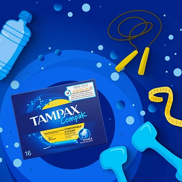 Тампоны Tampax Compak Regular, 16шт