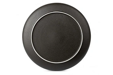 Тарелка Domenik Rock black обеденная, 26см