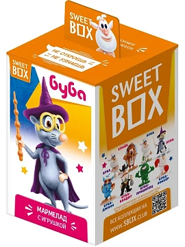 Мармелад жевательный Sweet Box с игрушкой буба, 10г