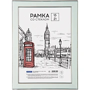 Рамка пластиковая 15*21см, OfficeSpace 'Color', мятный