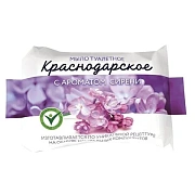 Мыло туалетное 200 г, Краснодарское, (Меридиан), 'Сирень', МИНПРОМТОРГ