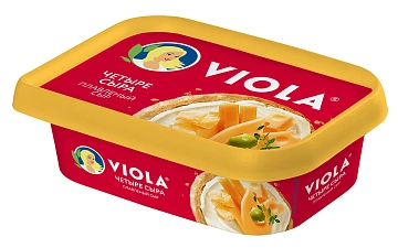 Сыр плавленый Viola 4 сыра 50%, 200г