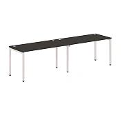 Стол 2-х местный XWST 2870 Дуб Юкон Модерн/Алюминий 2800х700х750 XTEN-S