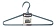 Набор плечиков Attribute Leather Line, 3шт