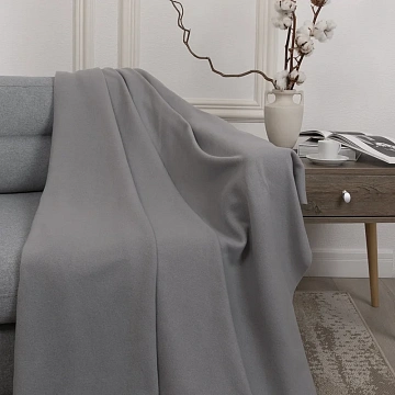 aro Плед флисовый серый, 130 х 170см