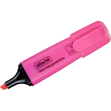 Маркер текстовыделитель Attache Palette 1-5мм розовый HL6010