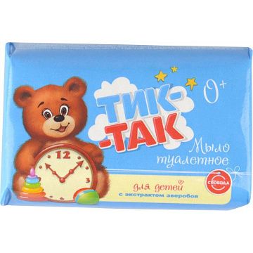 Мыло туалетное детское ТИК-ТАК 150гр