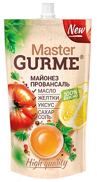 Майонез Master Gurme Халяль провансаль 50.5%, 350мл