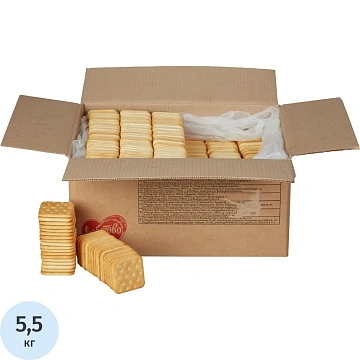 Печенье крекер Янтарный с солью 5,5 кг