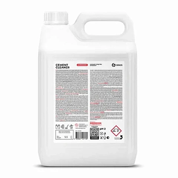 Средство для уборки после строительства 5,5 кг GRASS CEMENT CLEANER, кислотное, концентрат, 125305