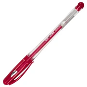 Ручка гелевая с грипом BRAUBERG 'Fine Gel', КРАСНАЯ, игольчатый узел 0,5 мм, линия письма 0,35 мм, 141181
