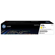 Картридж лазерный HP (W2072A) для HP Color Laser 150a/nw/178nw/fnw, №117A, желтый, оригинальный, рес