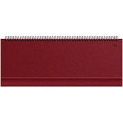Планинг недатированный, 56л., 330*130мм, балакрон, BG 'Ariane. Dark red'