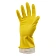 Перчатки резиновые Officeclean Стандарт+ р.L, желтые, суперпрочные