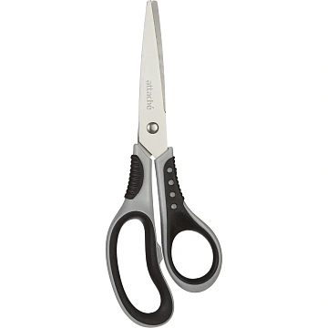 Ножницы Attache Graphite 195 мм с пласт.прорез.анатом.руч.чёр./сер.цв