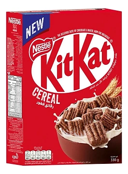 Готовый завтрак KitKat Cereal Хрустящие шоколадные подушечки, 350г