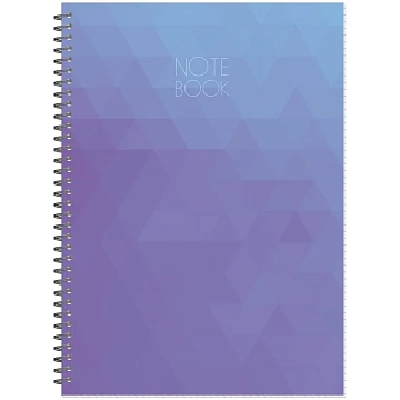 Бизнес-тетрадь Attache Cristal,120л,клет,А4,спир,обл.мел.карт