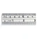 Линейка металлическая 30см Attache  (12х1 )