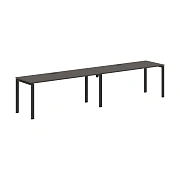 Стол 2-х местный EUWST 3567 Мокко/Черный 3526х670х750 EDIS