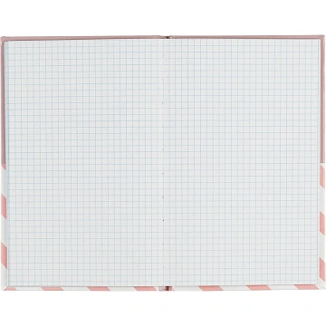 Бизнес-тетрадь А5,80л,7БЦ,клетка, Attache Economy Smart роз