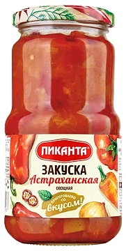 Закуска Пиканта Астраханская овощная, 460г