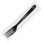 Вилка одноразовая Озлп/взлп 18см, черная, в инд.упаковке, 600шт/уп